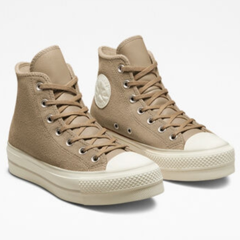 Converse Tan High-Top Sneakers